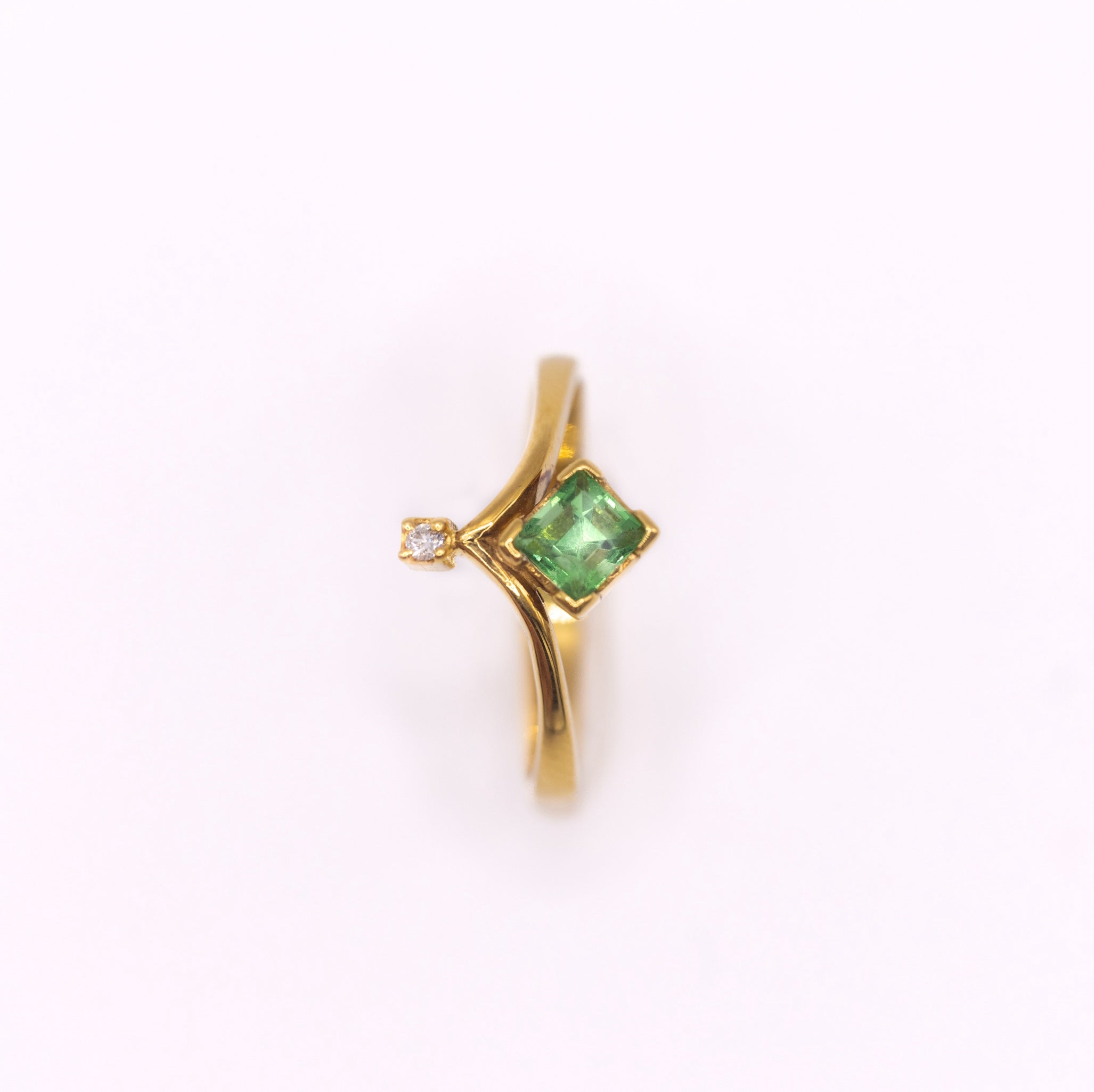 Tsavorit Granat Ring