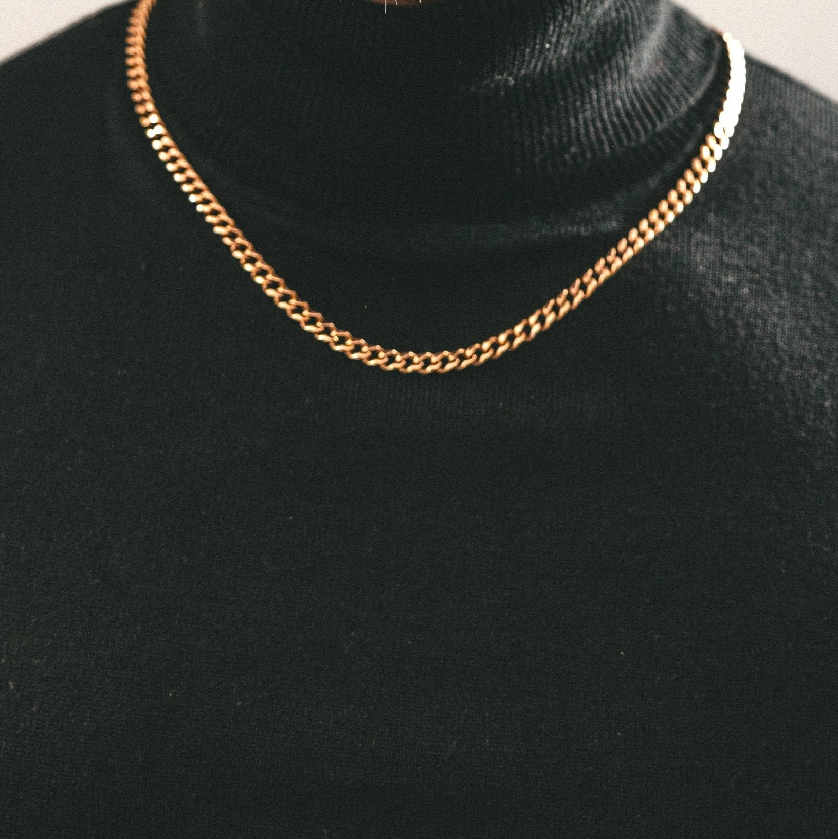 Gelbgold Halskette